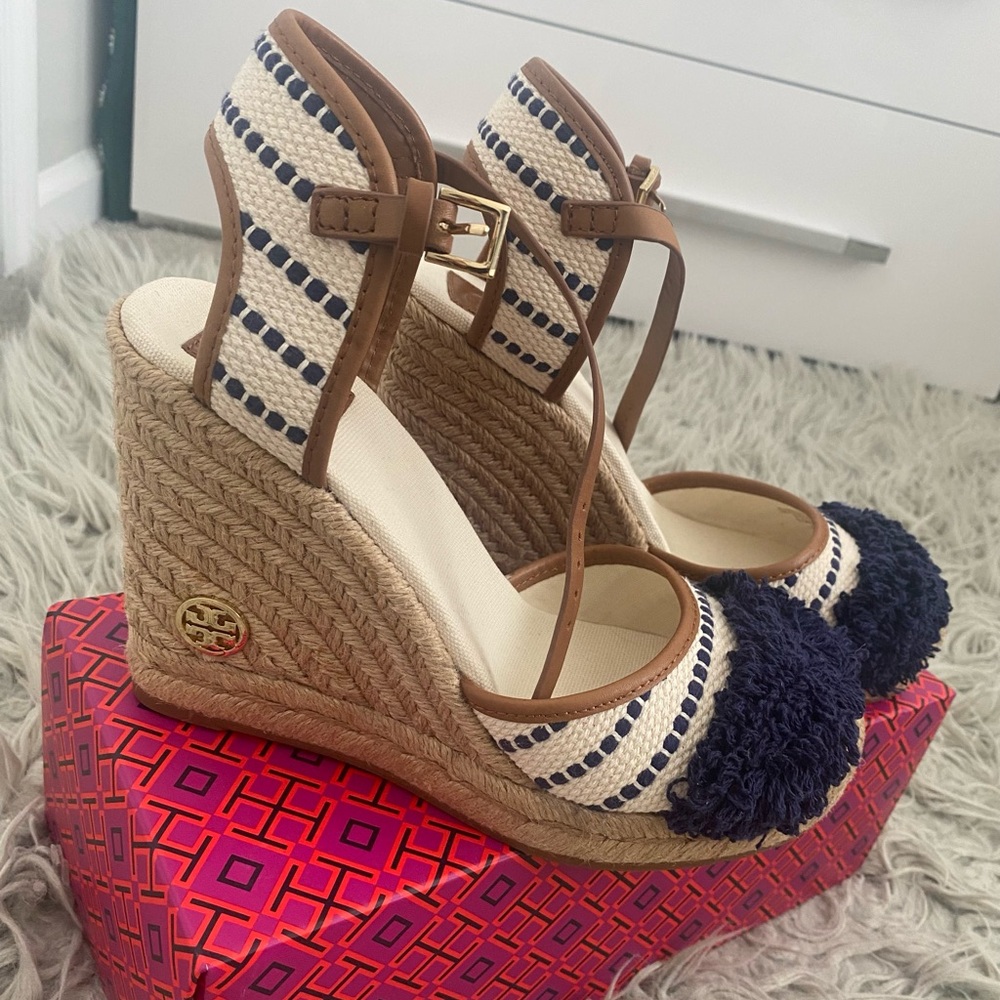Tory Burch wedge espadrilles